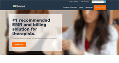 Desktop Screenshot of clinicient.com